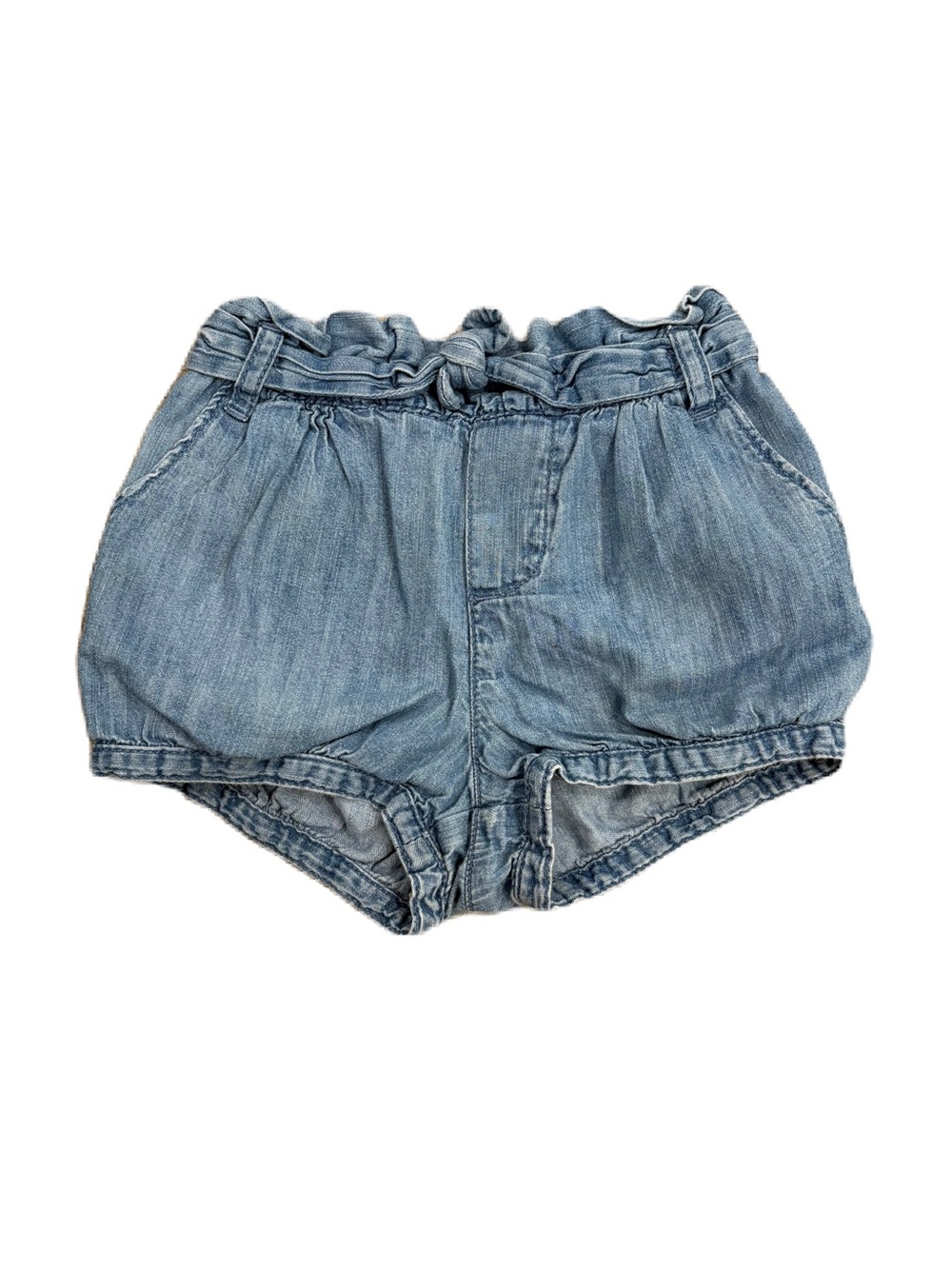 Baby GAP Denim Paperbag Waist Kids Shorts - Size 3